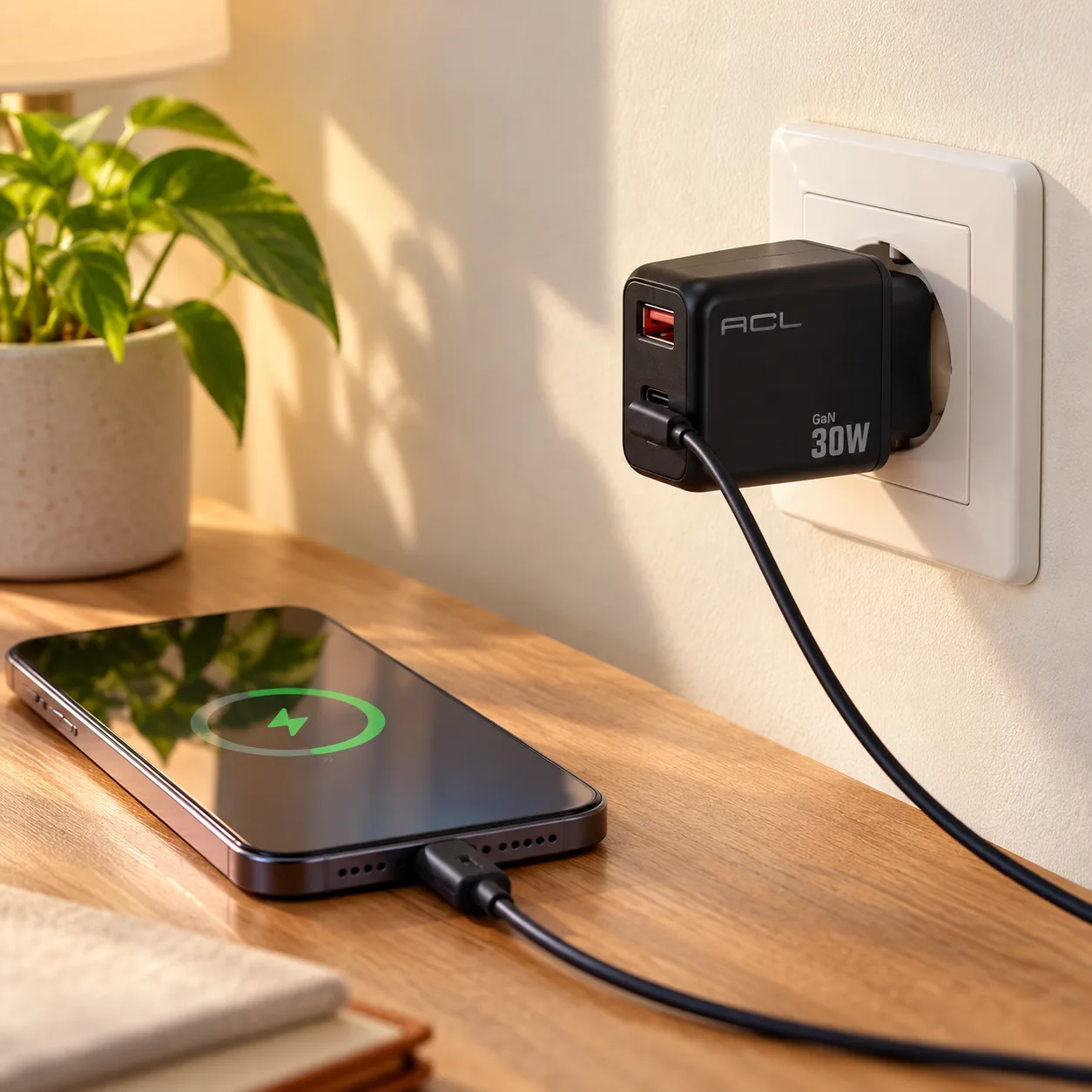 AC-126 A+C 30W Hızlı Şarj Adaptörü 3