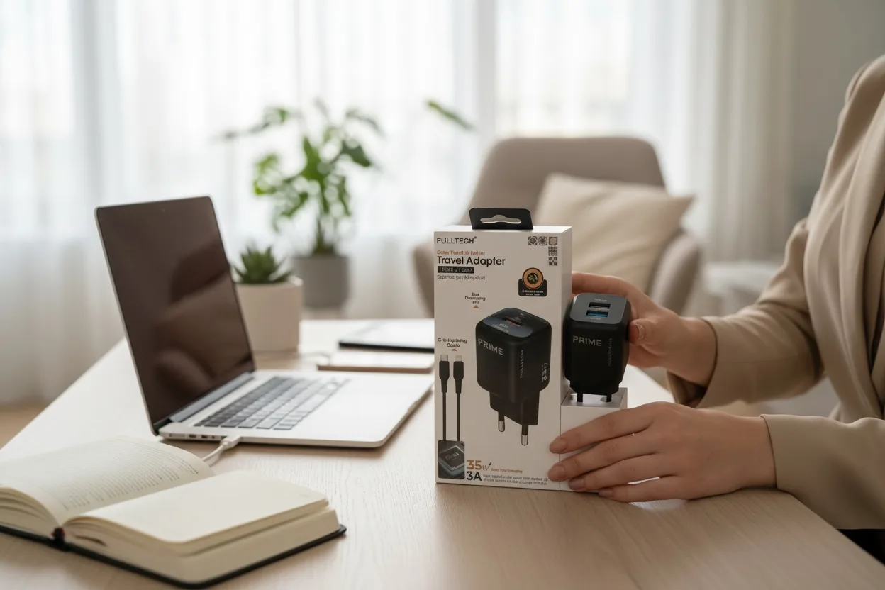 Fulltech Prime 35W GaN Şarj Adaptörü 3