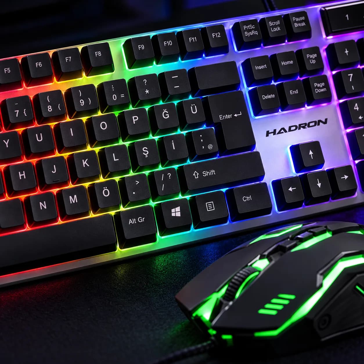 Hadron H837Q RGB Gaming Klavye ve Mouse Seti 2