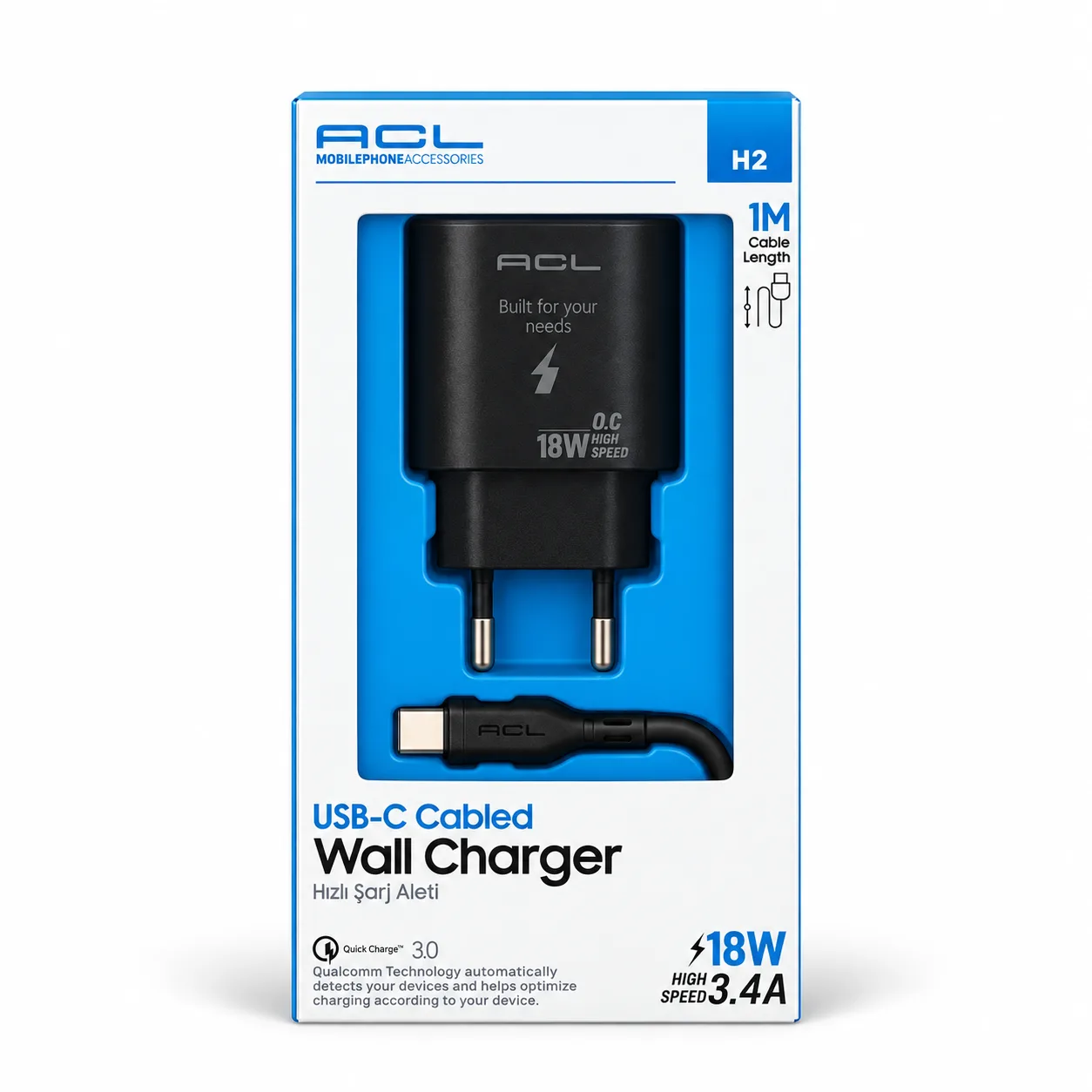 H2 3.4A Type-C 18W Şarj Cihazı 5