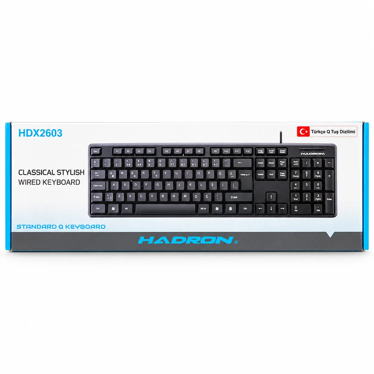 Hadron HDX2603 Türkçe Q Kablolu Klavye 5
