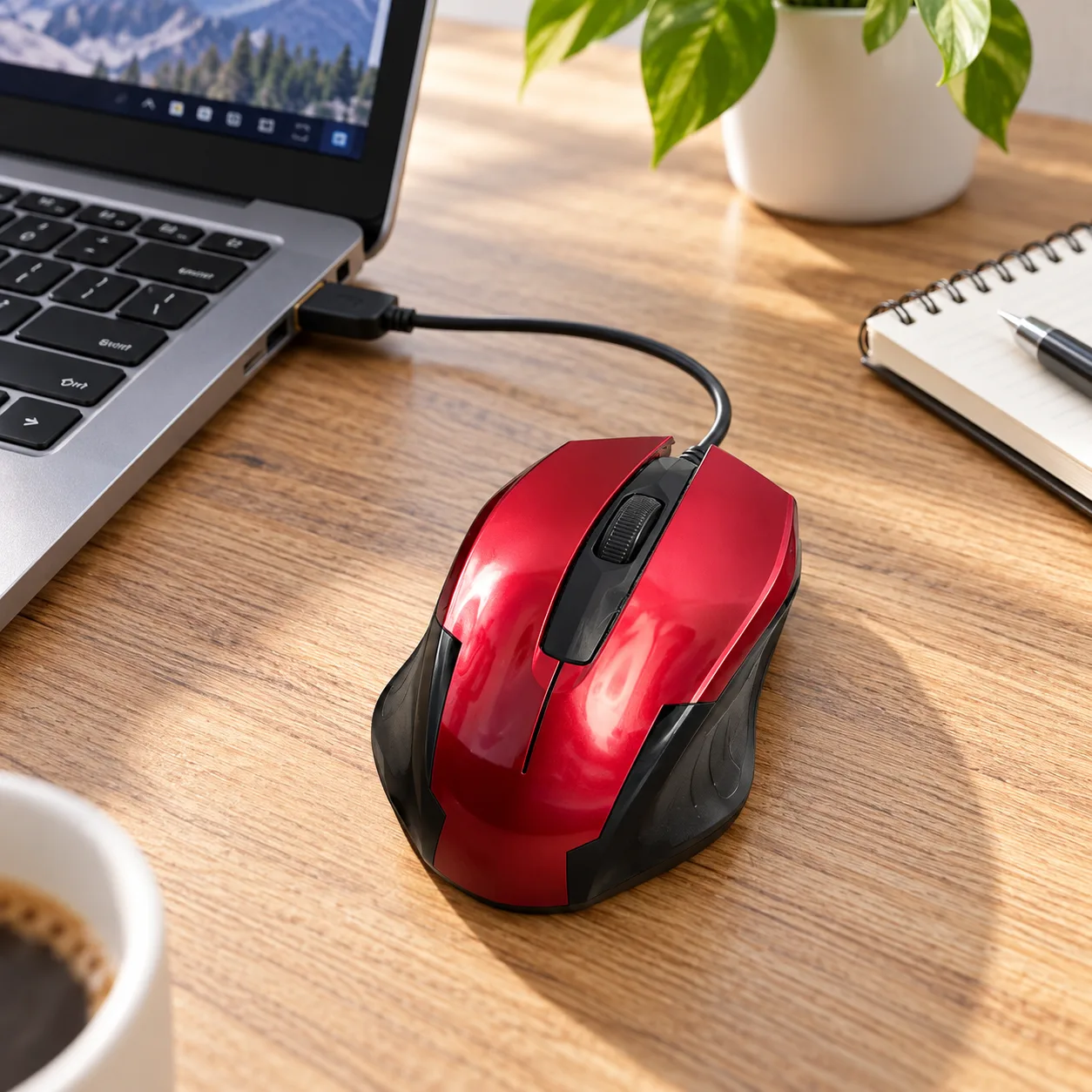 Hadron HDX3254 Kablolu Mouse - Kırmızı 2