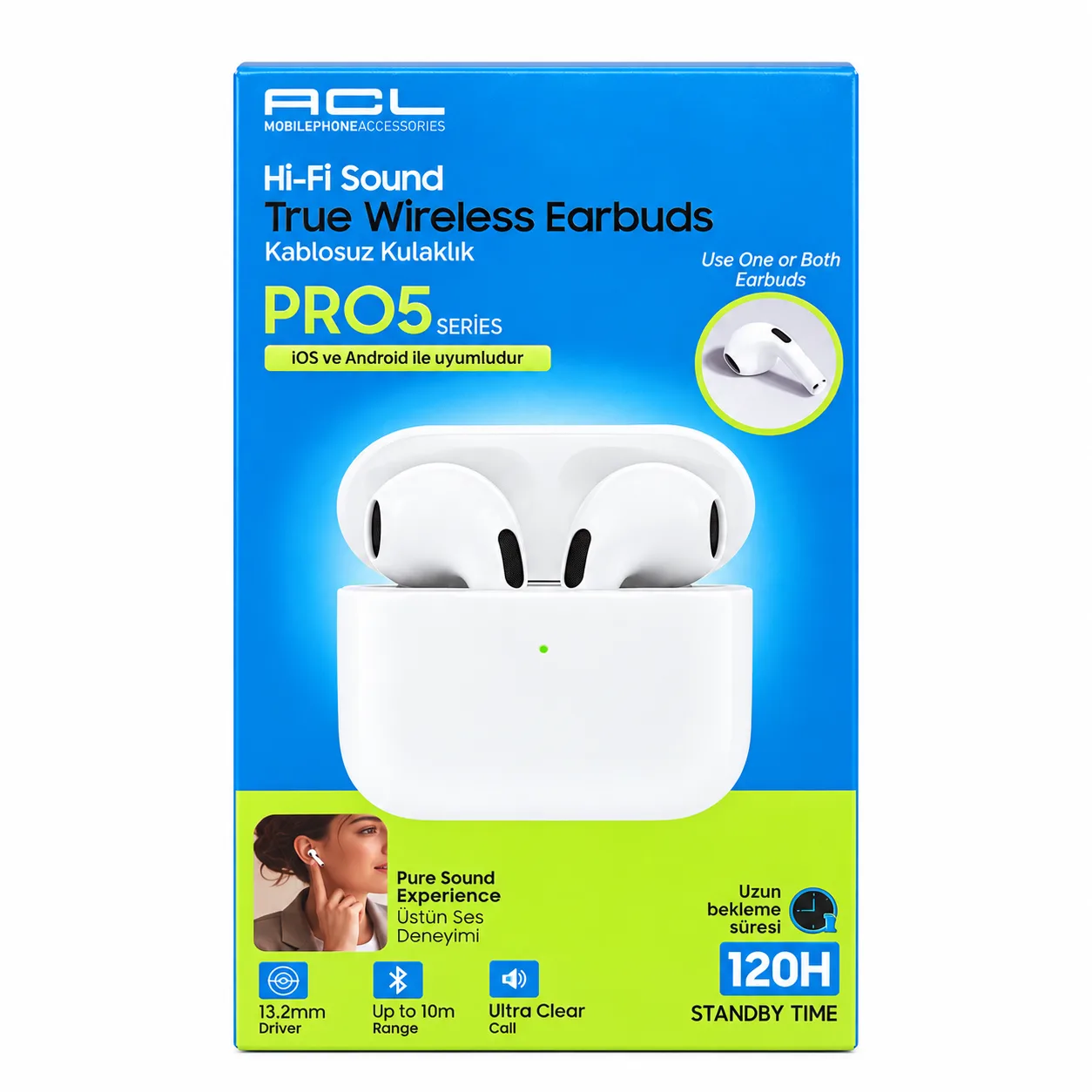 ACL PRO5 Bluetooth Kulaklık 5