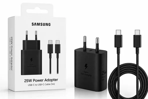 Samsung 25W PD Adaptör + USB-C Kablo