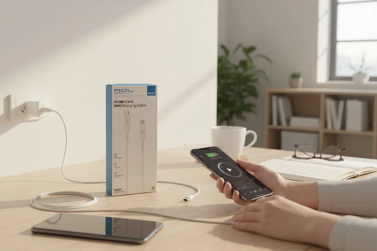 ACK-107 USB-C to USB-C Kablo 60W 2