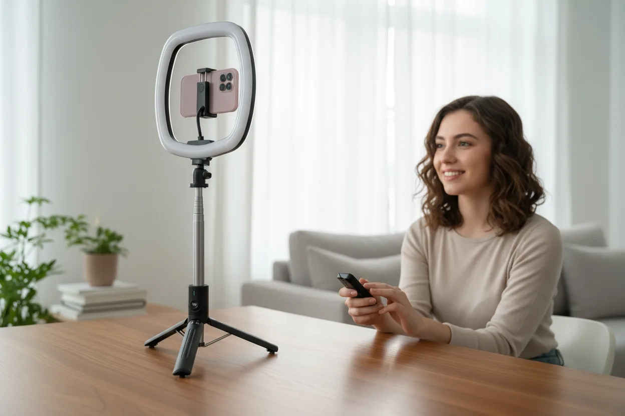 BLV31 RGB Ring Light Tripod