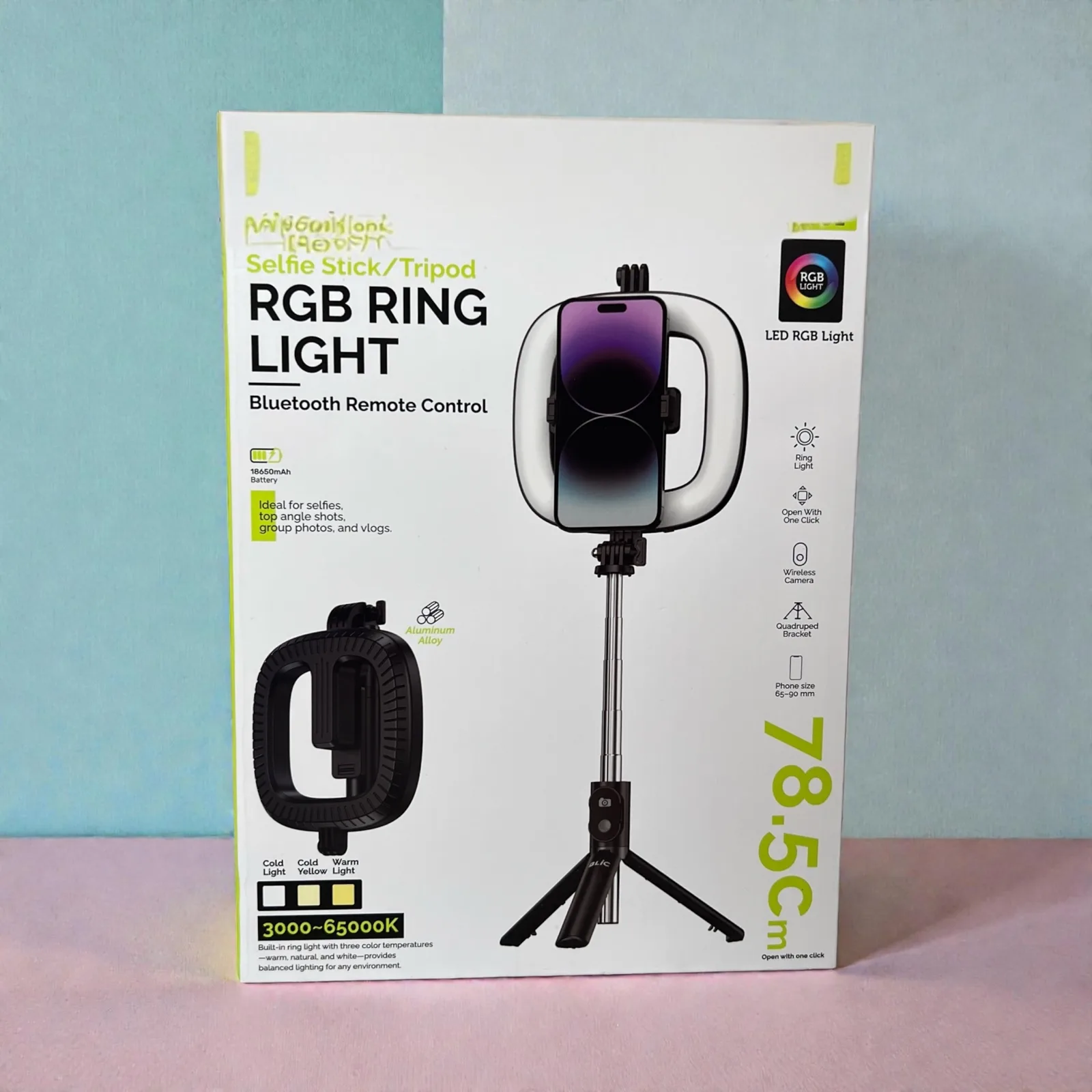 BLV31 RGB Ring Light Tripod 4
