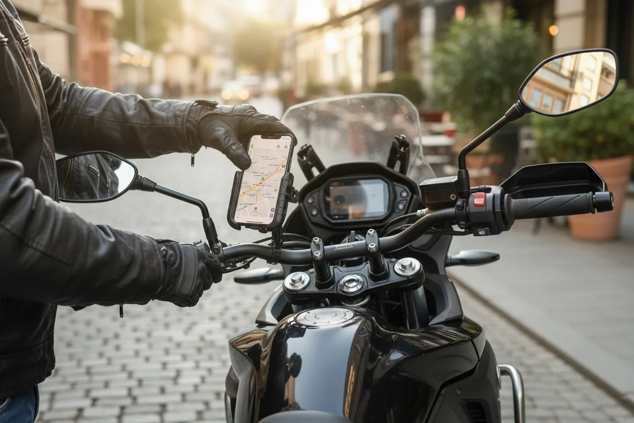 BST32 Pro Motosiklet Telefon Tutucu 6