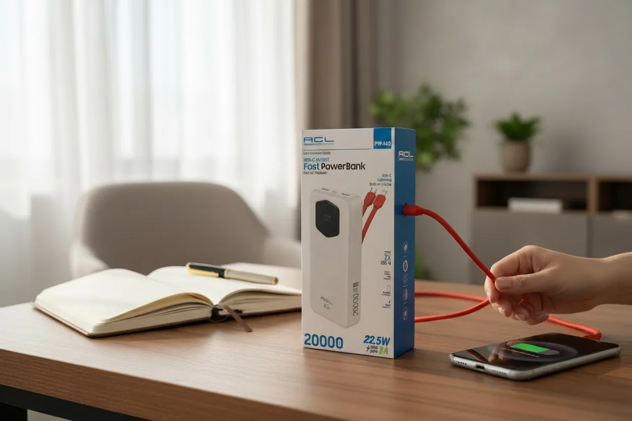 PW-140 Powerbank 20.000 mAh 22.5W 2